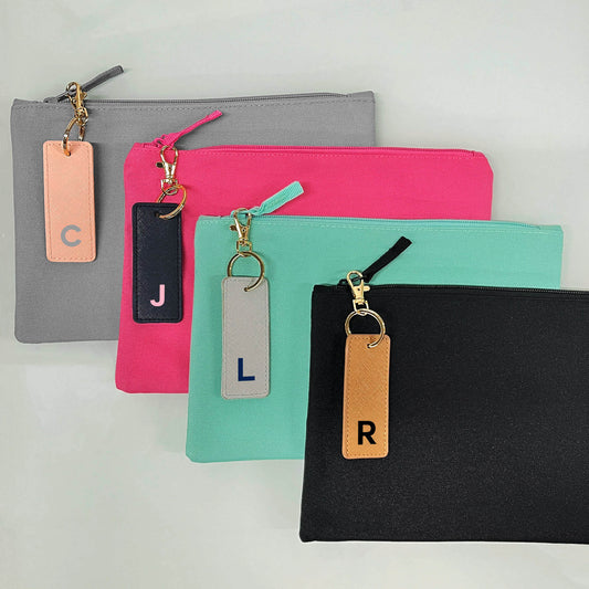 Monogram Make Up Bag and Bag Charm