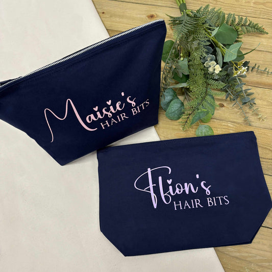 Personalised Hair Accessory Bag