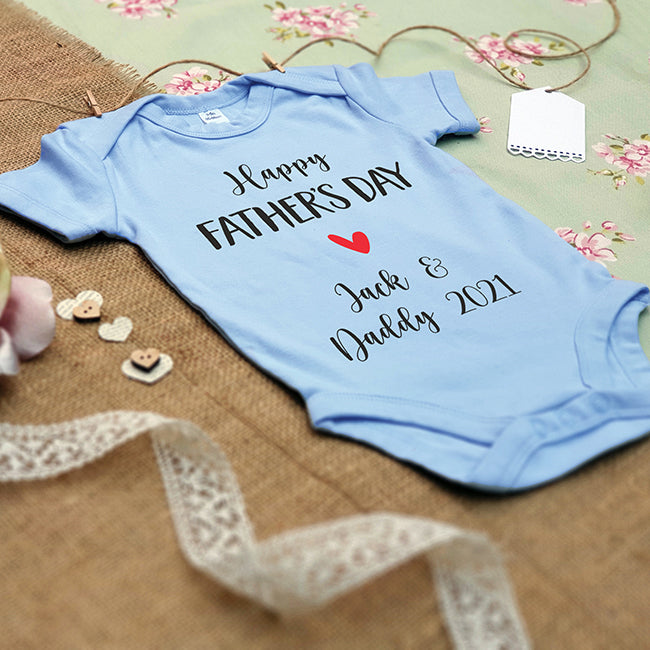 Personalised Baby Grow - Happy Father's Day