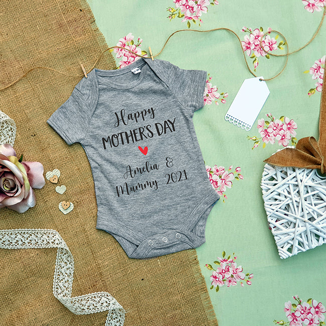 Personalised Baby Grow - Happy Mother's Day