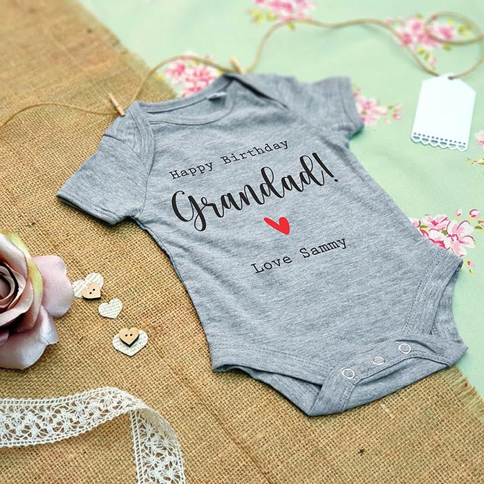 Personalised Baby Grow - Happy Birthday