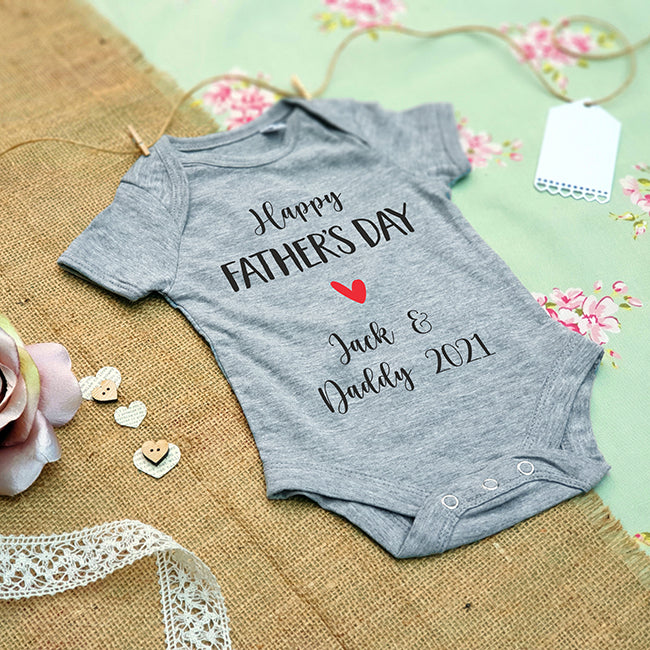 Personalised Baby Grow - Happy Father's Day