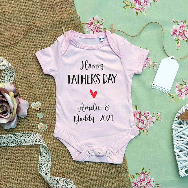 Personalised Baby Grow - Happy Father's Day