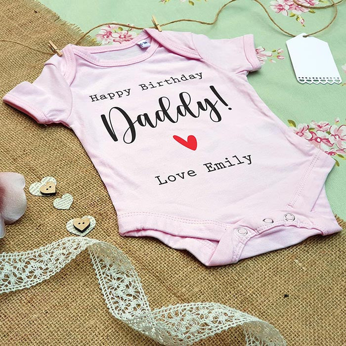 Personalised Baby Grow - Happy Birthday