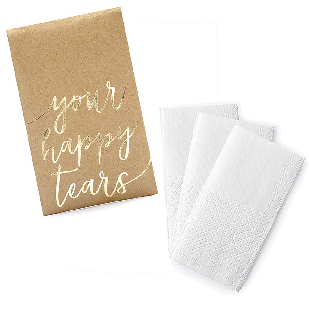 Your Happy Tears Tissues - Gold