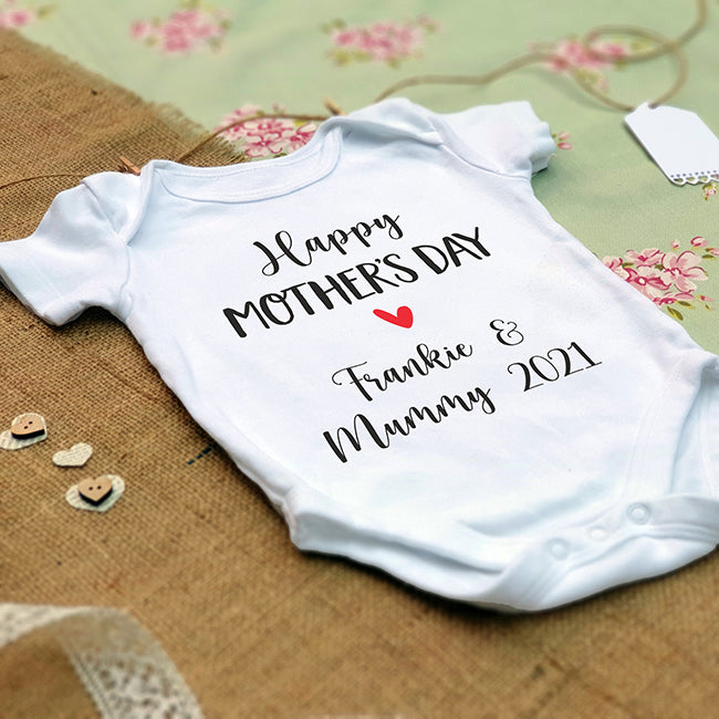 Personalised Baby Grow - Happy Mother's Day