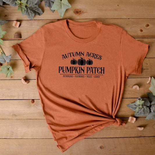 Autumn Acres T-Shirt - Unisex Heather Cotton