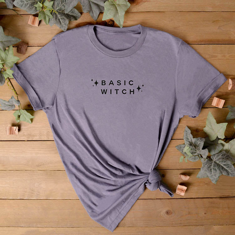 Basic Witch T-Shirt - Unisex Heather Cotton