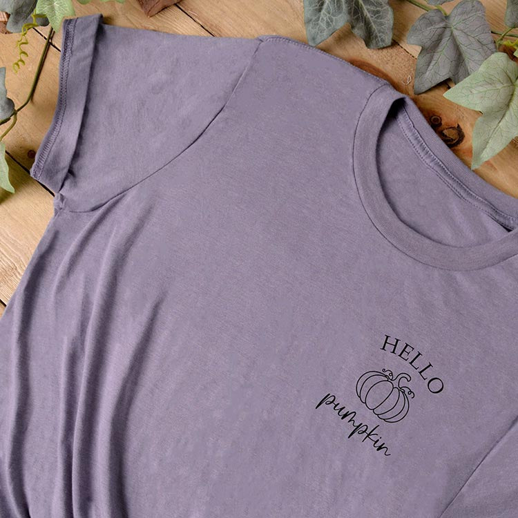 Hello Pumpkin T-Shirt - Unisex Heather Cotton