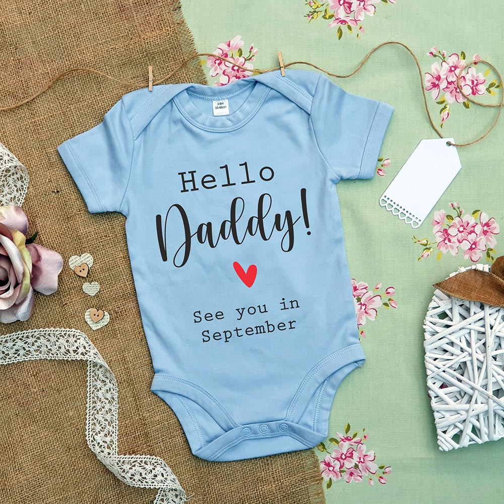 Personalised Baby Grow - Hello Family