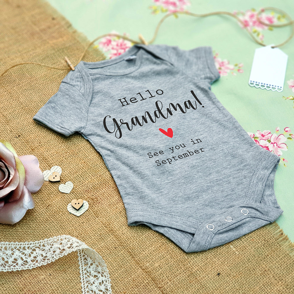 Personalised Baby Grow - Hello Family