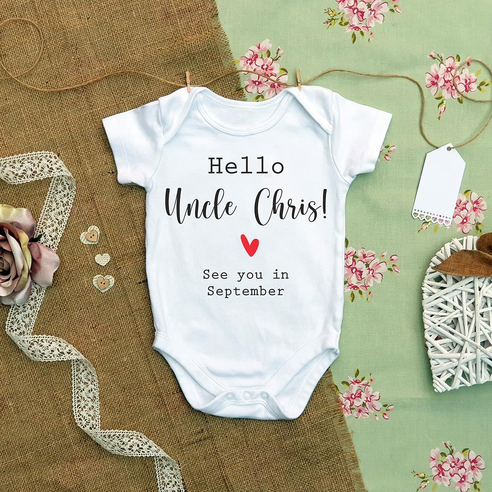 Personalised Baby Grow - Hello Family