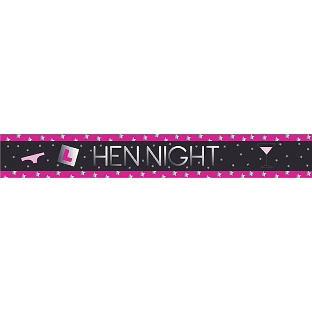 Hen Night Foil Banner