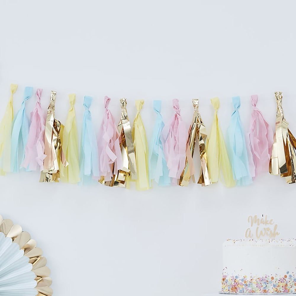 Pastel Tassel Garland