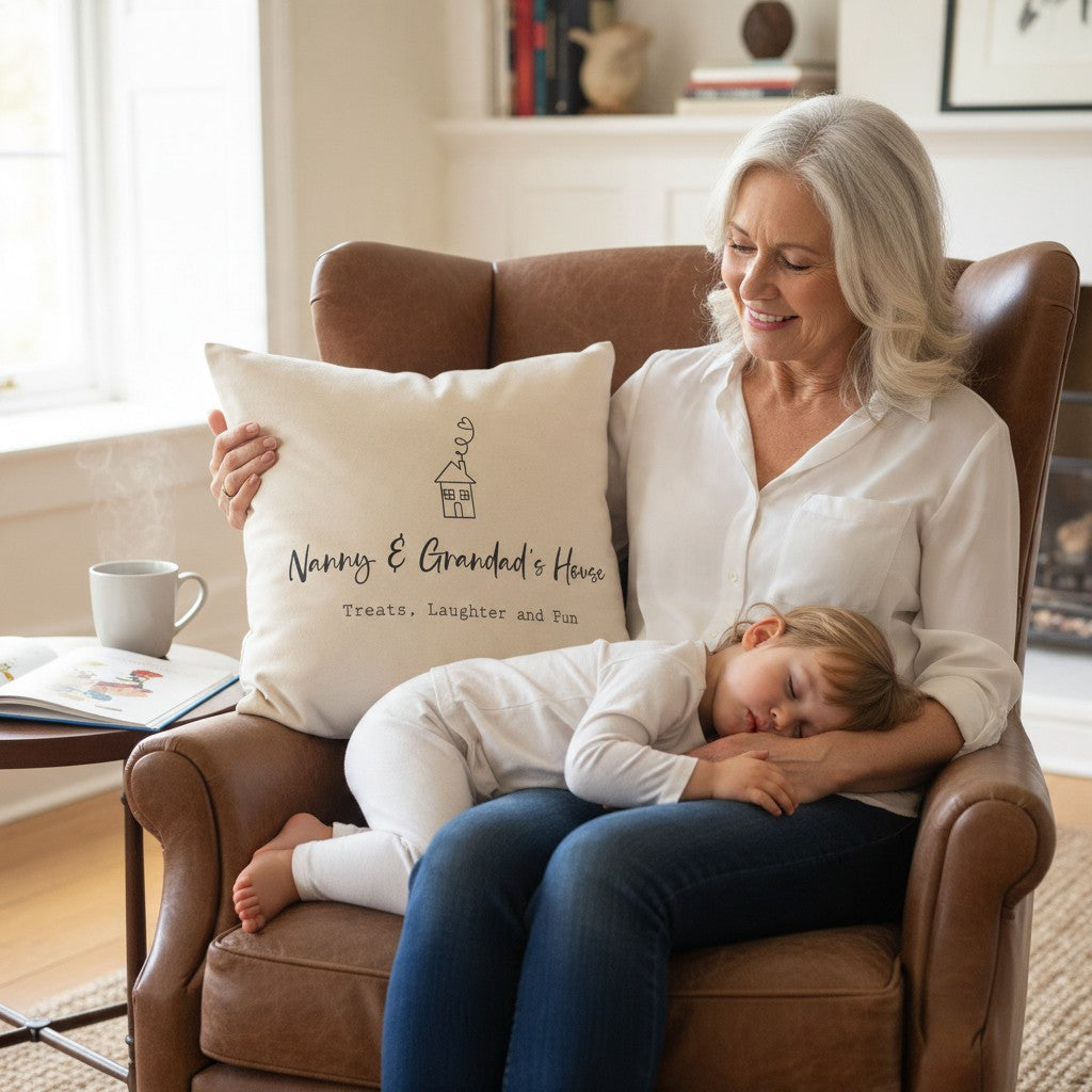 Personalised Cushion - Family House