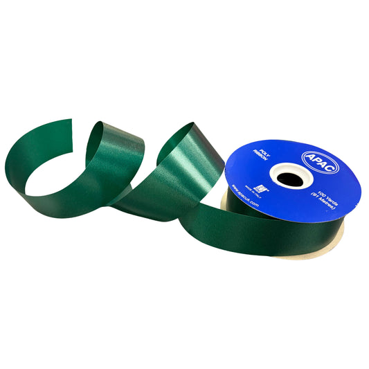 Hunter Green Plain Wedding Car Ribbon