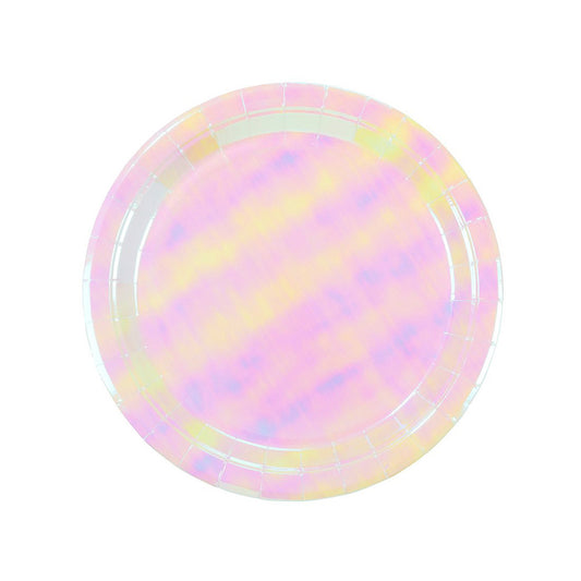 Iridescent Plates x 12