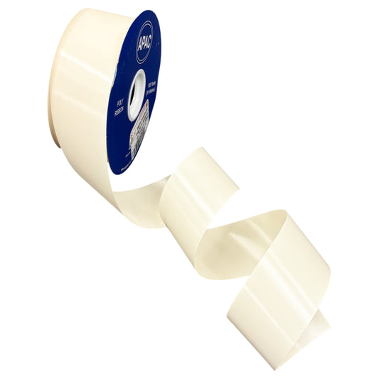 Ivory Plain Wedding Car Ribbon
