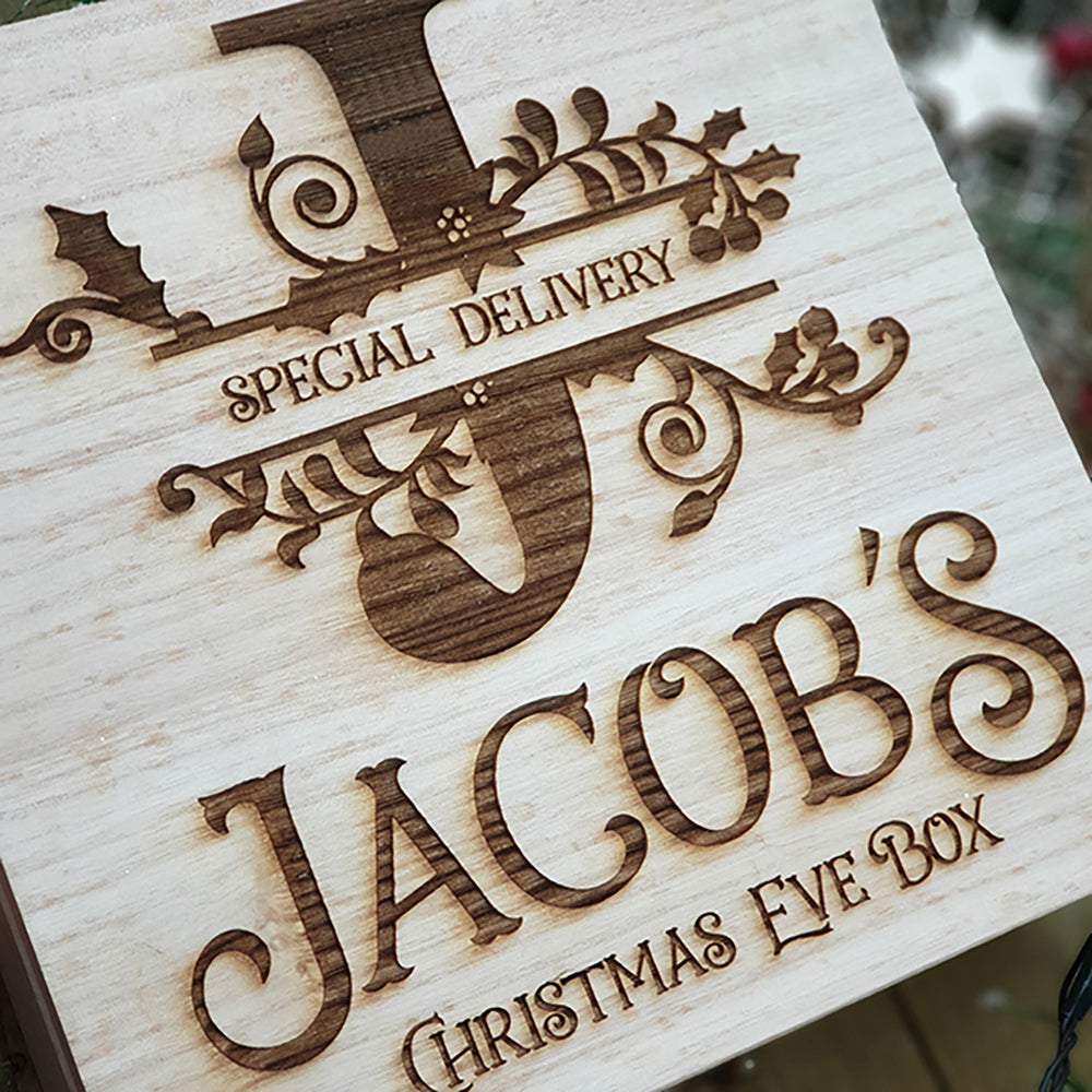 Personalised Christmas Eve Box – Monogram