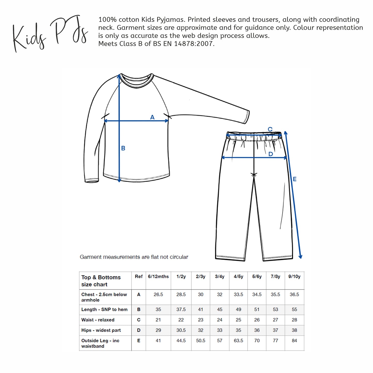 Children's Personalised Pyjamas - Flower Girl