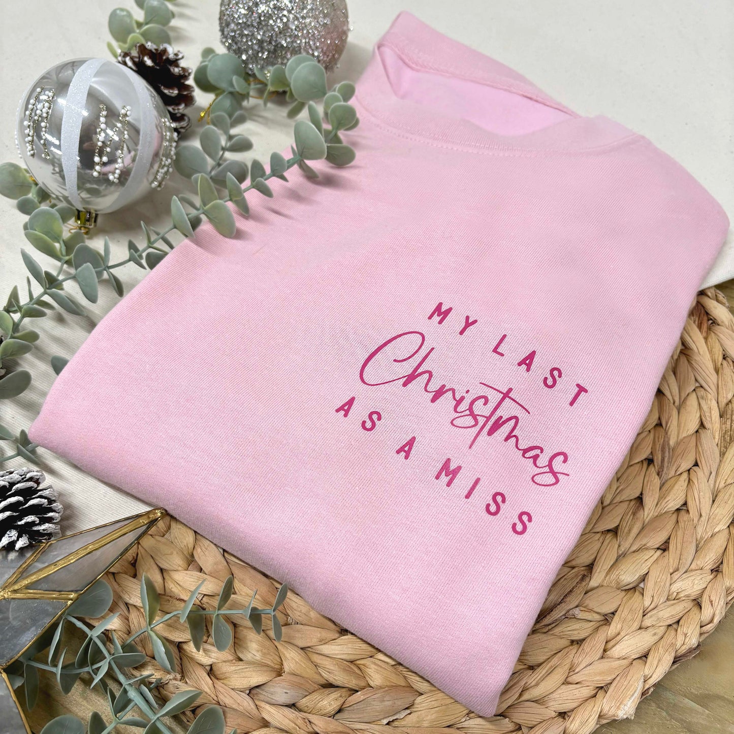 Bride To Be Christmas Jumper – Last Christmas As A Miss