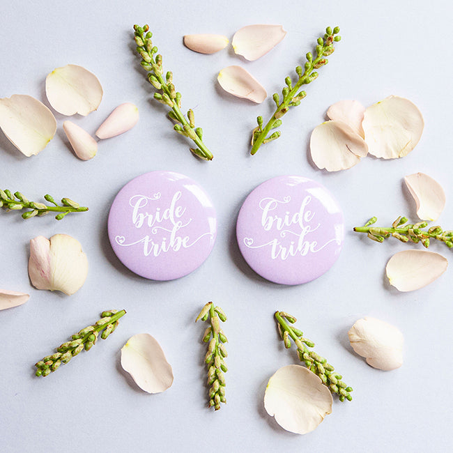 Pastel Bride Tribe Badges