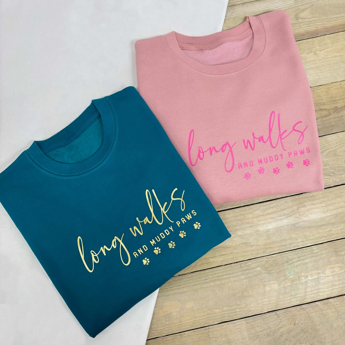 Long Walks & Muddy Paws Sweatshirt