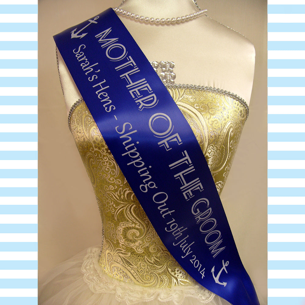 Sailor Theme Hen Night Sashes