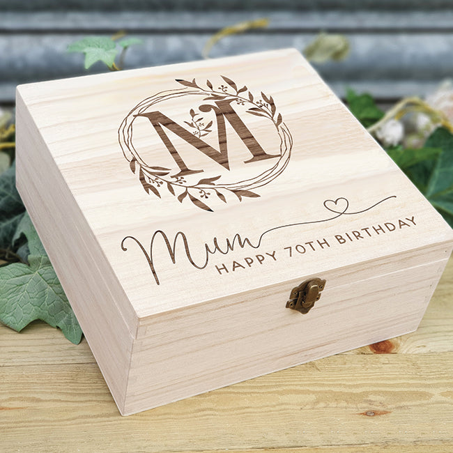 Personalised Birthday Keepsake Box