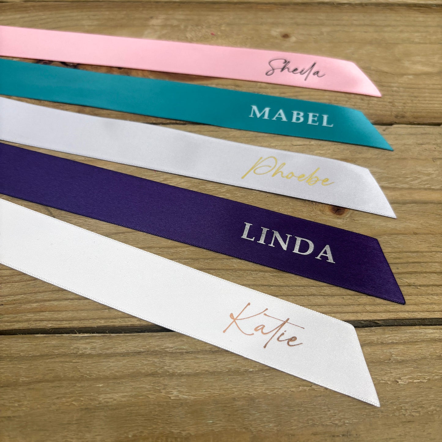 Ribbon Place Cards x 10