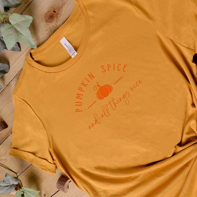 Pumpkin Spice T-Shirt - Ladies Cotton