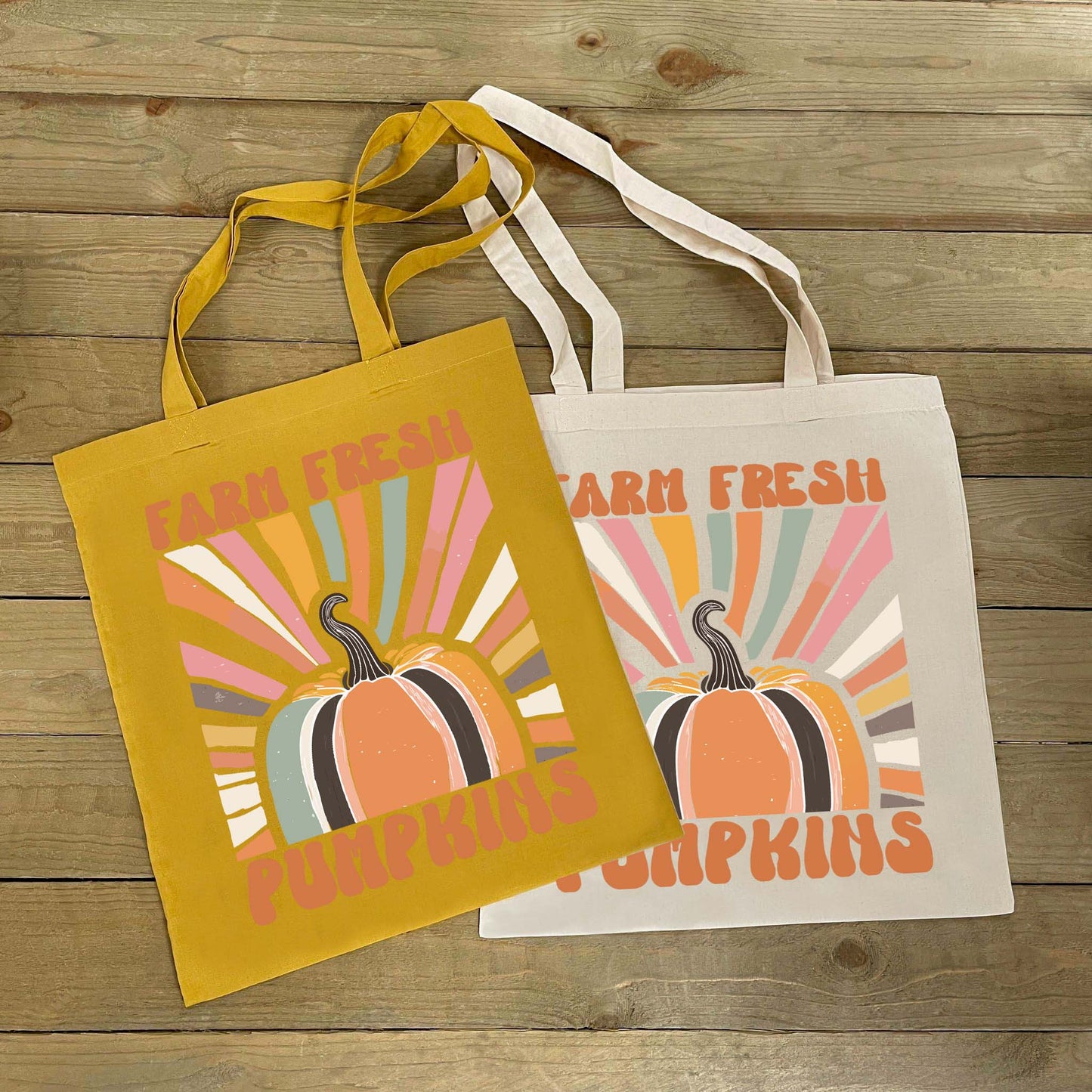 Farm Fresh Pumpkins Cotton Tote Bag