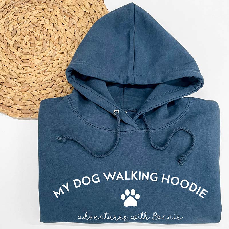 Personalised Dog Walking Hoodie