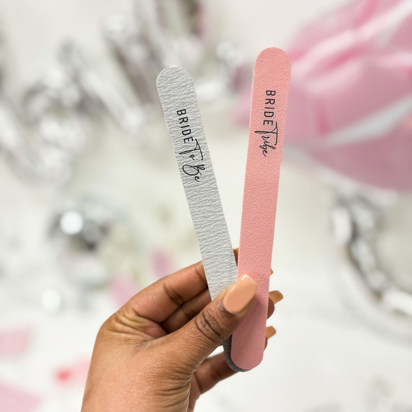 Pink Bride Tribe Nail Files