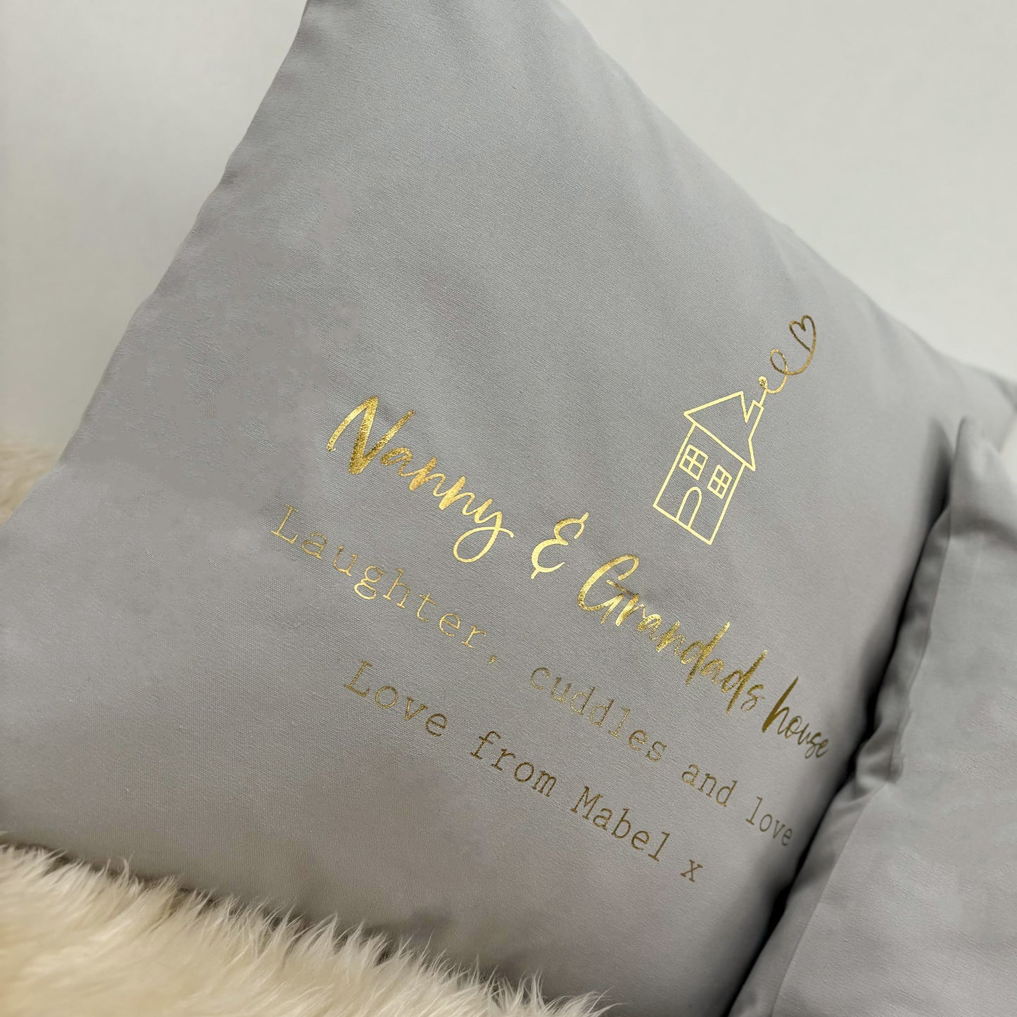 Personalised Cushion - Family House