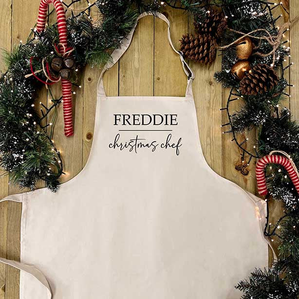 Personalised Christmas Apron - Christmas Chef