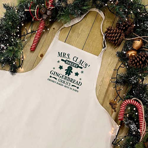 Christmas Apron - Mrs Claus' Bakery