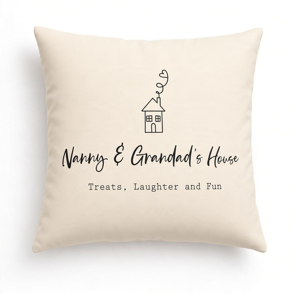 Personalised Cushion - Family House