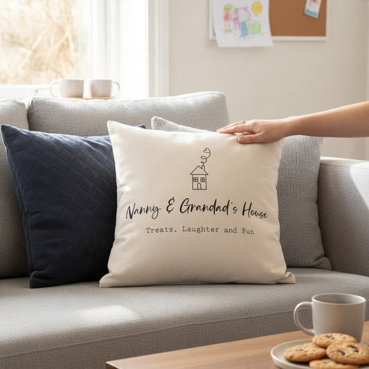 Personalised Cushion - Family House