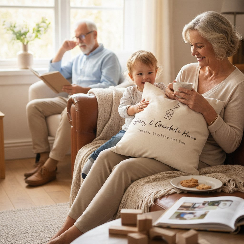 Personalised Cushion - Family House