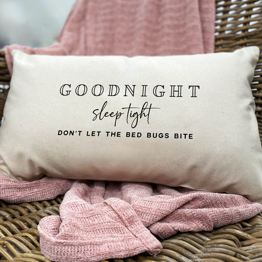 Goodnight, Sleep Tight Cushion