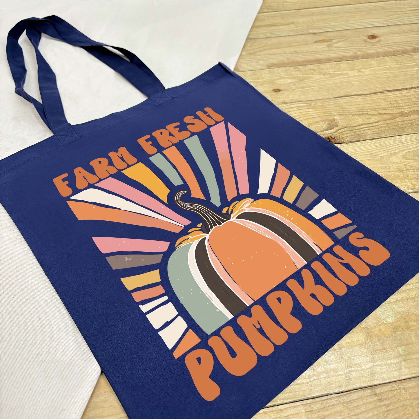 Farm Fresh Pumpkins Cotton Tote Bag