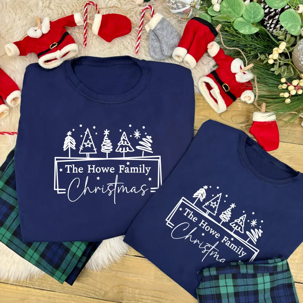 Personalised Family Christmas Pyjamas - Christmas Tree