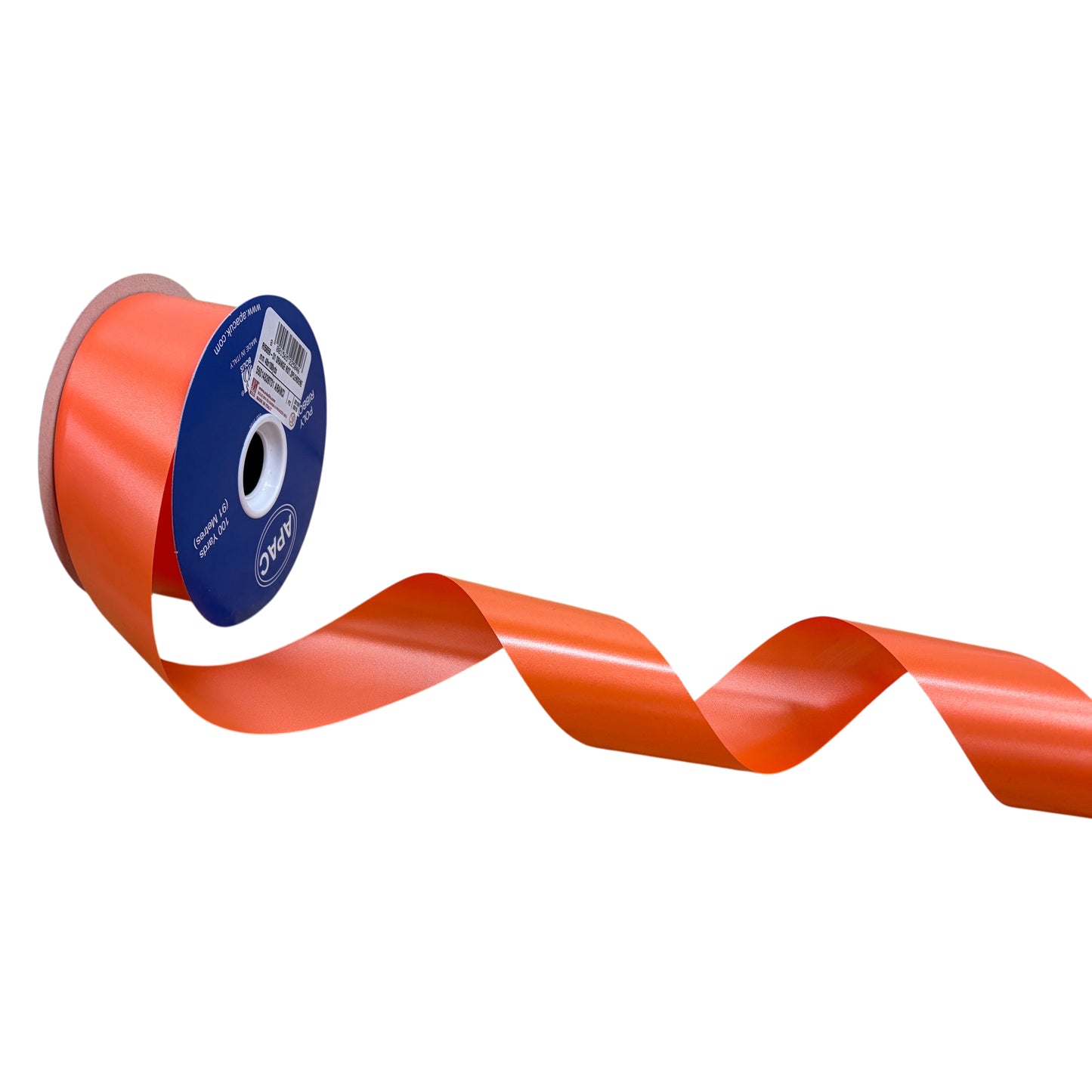 Orange Plain Wedding Car Ribbon