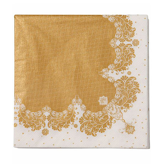 Party Porcelain Gold Napkins