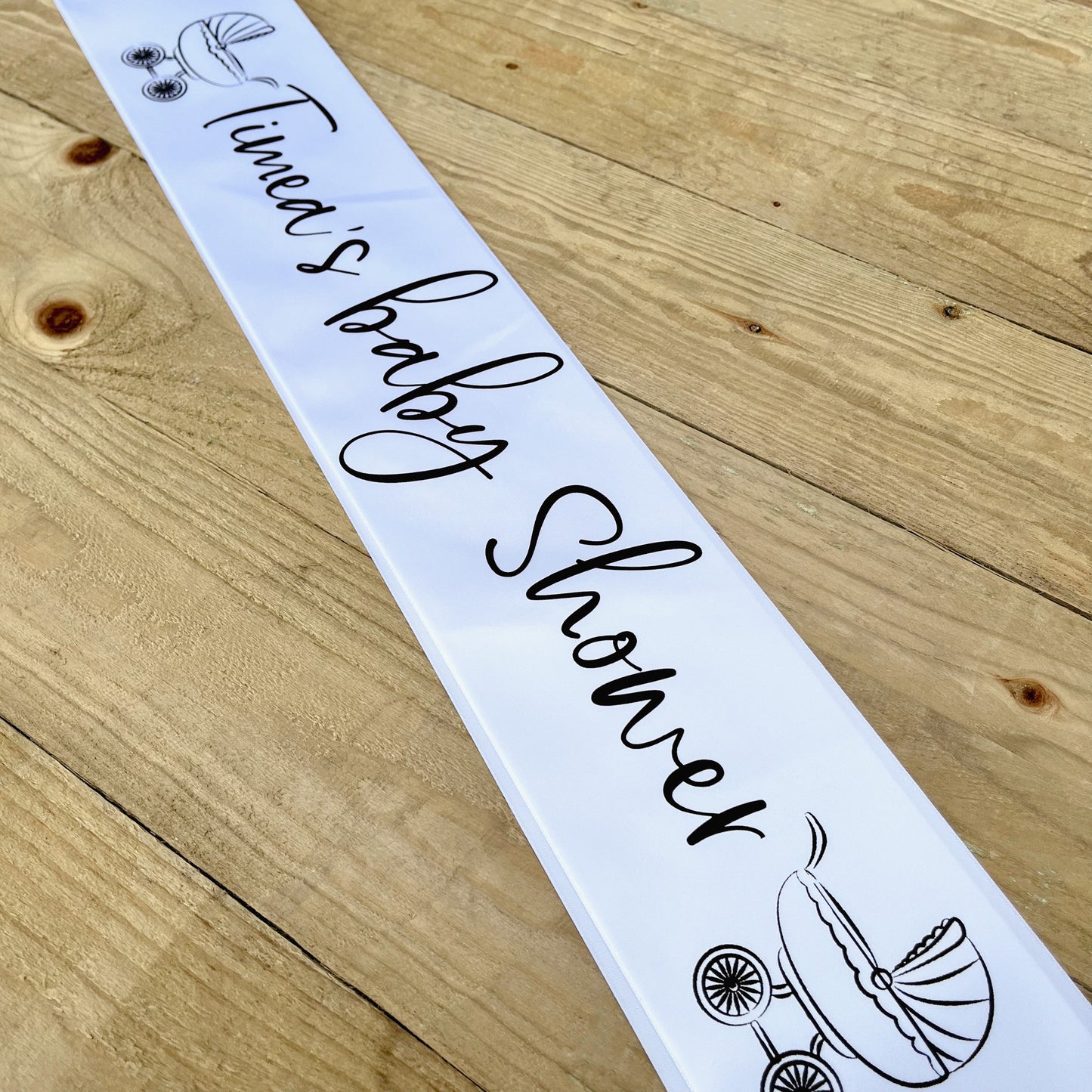 Personalised Baby Shower Sash