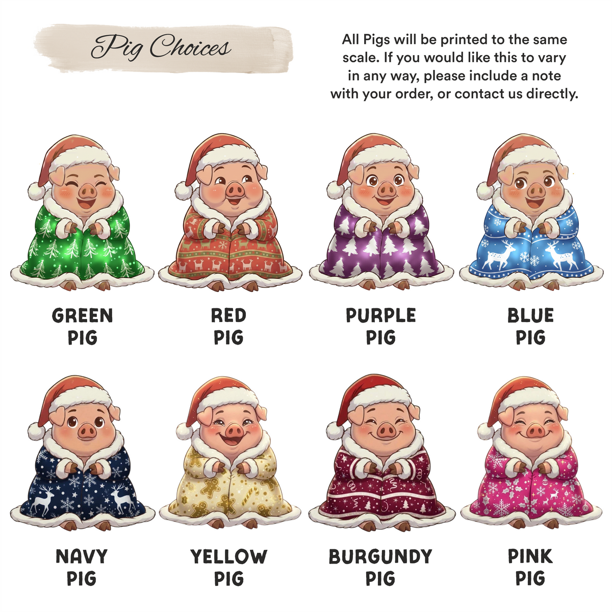 Personalised Pigs in Blankets Christmas Loungewear