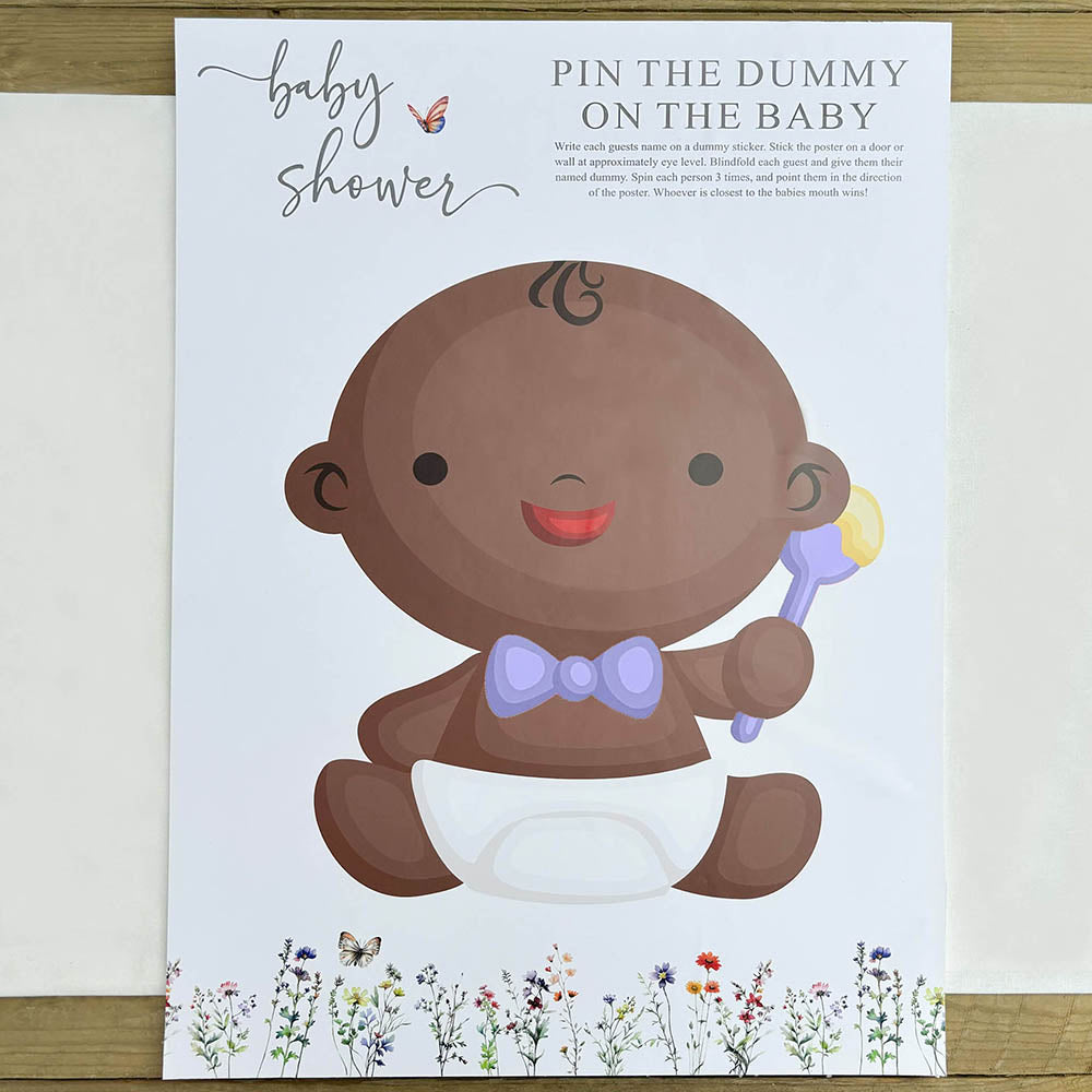 Pin The Dummy – Wildflower Baby Shower