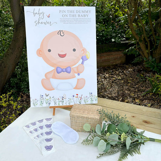 Pin The Dummy – Wildflower Baby Shower