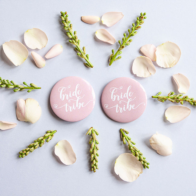 Pastel Bride Tribe Badges